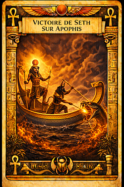 Victoire de Seth sur Apophis