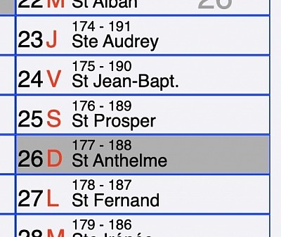 Calendrier Perpétuel
