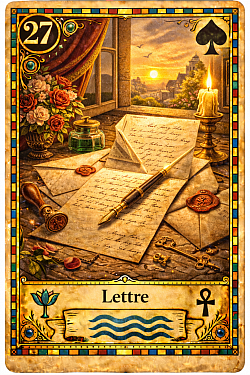 27 - Lettre