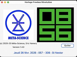 Application Horloge Freebox Révolution