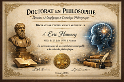 Diplôme de Doctorat en Philosophie Eric Hamery